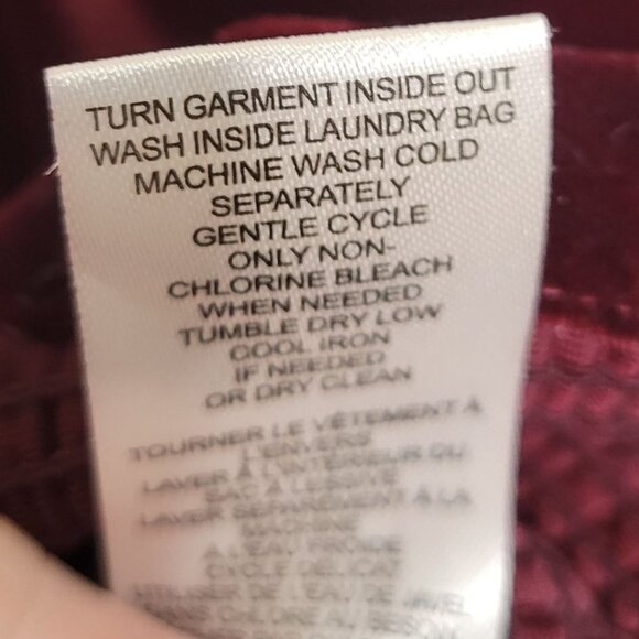 Truth by Republic Women's Medium Velour Smocked Peasant Whimsygoth Romantic Vale - Picture 5 of 5